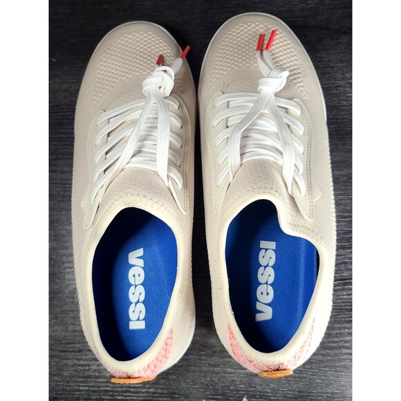Vessi Weekend Waterproof Shoes Sneakers Cream Beige/Hot Pink Mens 9 - NEW, RARE main image 7